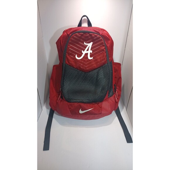 Nike Max Air Atlanta Braves Backpack Red Black